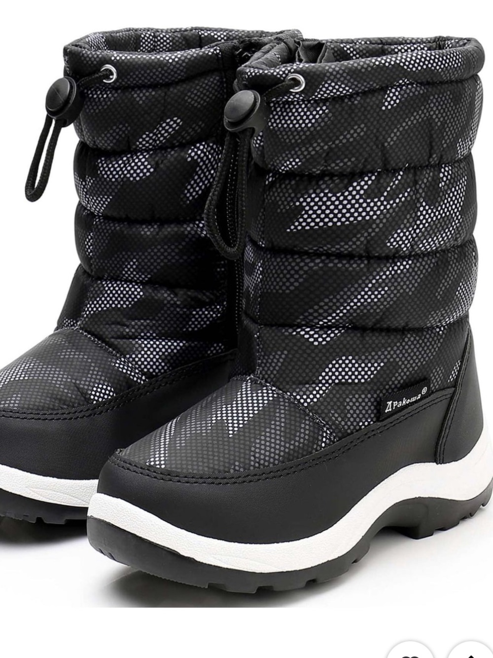 3/$30 Apakowa Kids Boys Cold Weather Snow Boots (Toddler/Little Kid)